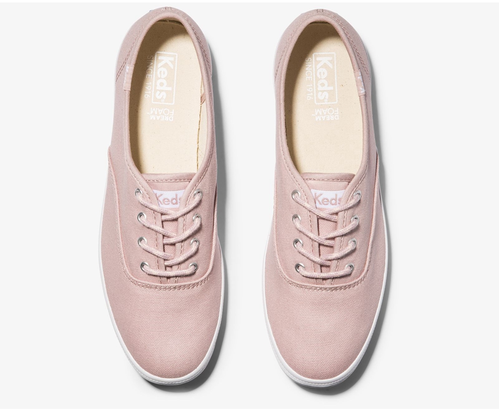 Keds Womens Sneakers Pink - Champion Solids - 193MPFZDK